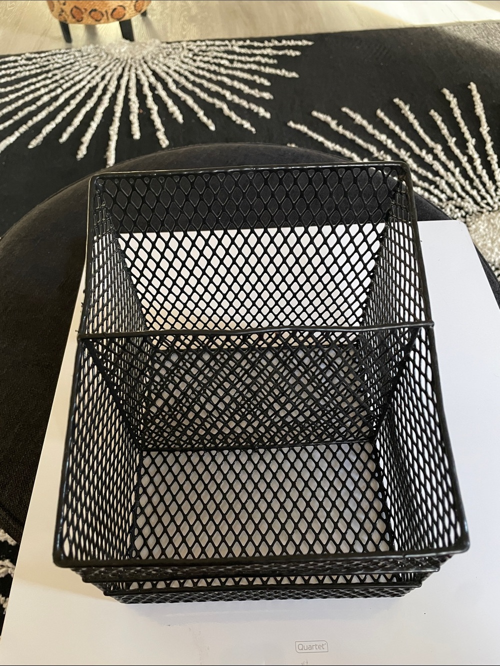 Black Mesh Wire Mesh for Desk Caddy/Organizer
